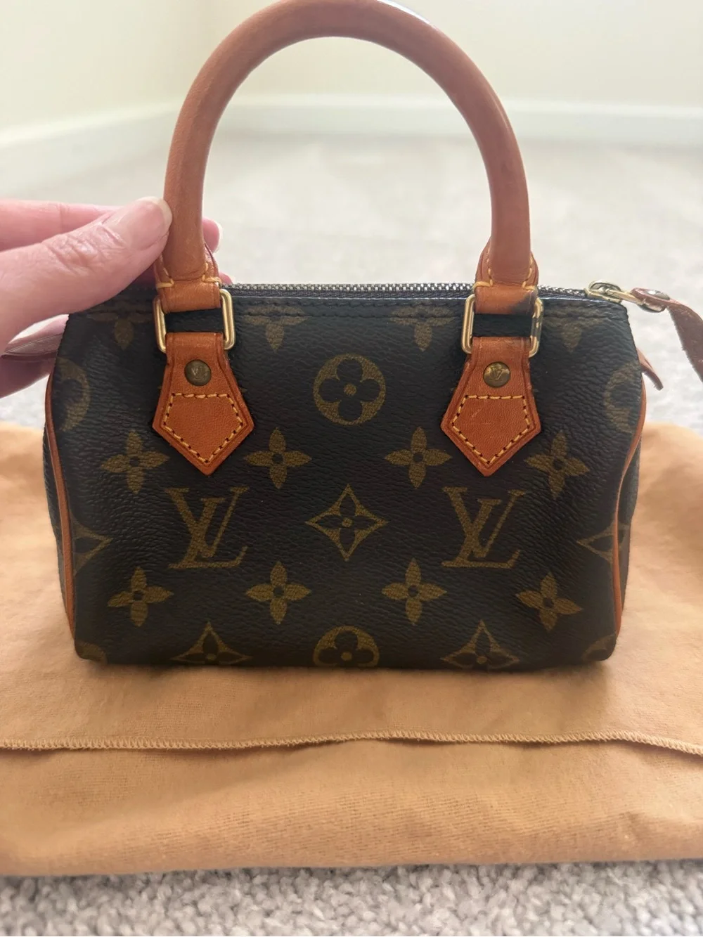 Louis Vuitton Vintage Mini Speedy with strap